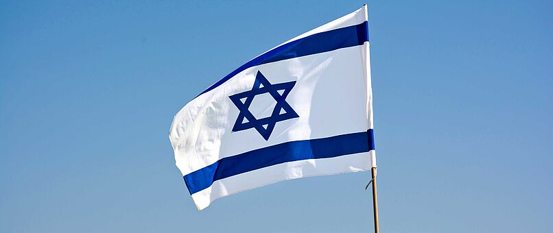 Israelische Flagge im Wind, Foto: Zachi Evenor