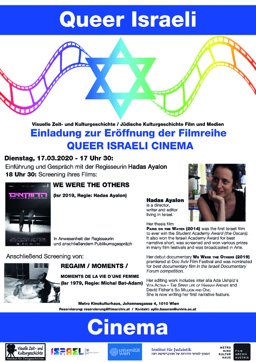 Einladung zur Eröffung der Filmreihe Queer Israeli Cinema